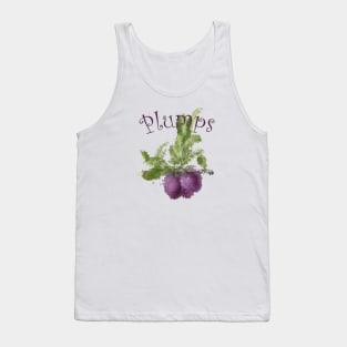 Three Plumps with Leaves Tank Top